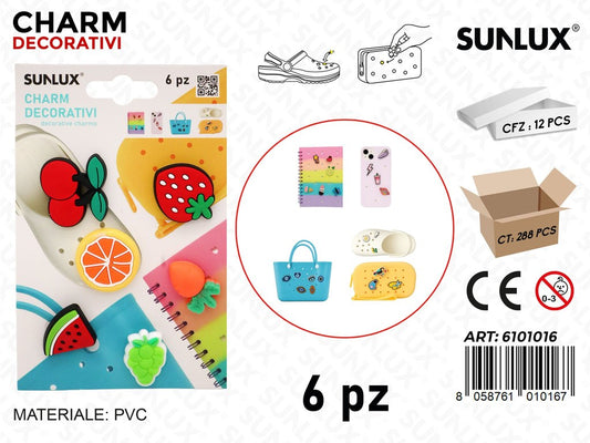 Sunlux Charm Dec. 6PCS Ass.
