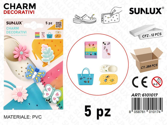 Sunlux Charm Dec. 5PCS Ass.