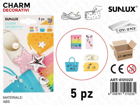 Sunlux Charm Dec. 5PCS Ass.