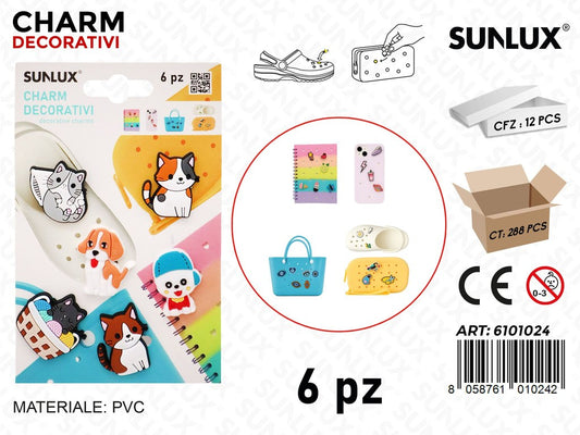Sunlux Charm Dec. 6PCS Ass.