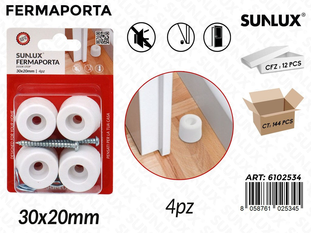 Sunlux Fermaporta 4PCS 30*20MM