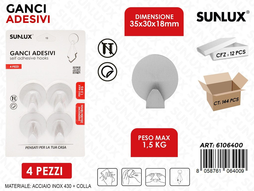 Sunlux Ganci Adv Acc. 430 4PCS Max 1.5KG 35*30*18MM