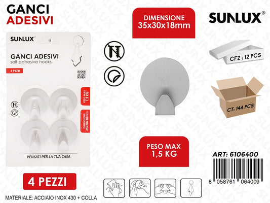Sunlux Ganci Adv Acc. 430 4PCS Max 1.5KG 35*30*18MM