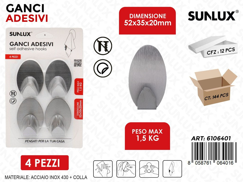 Sunlux Ganci Adv Acc. 430 4PCS MAX1.5KG 52*35*20MM