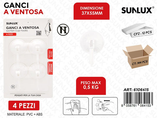 Sunlux Ganci Adv 4PCS Max 0.5KG 37*55MM