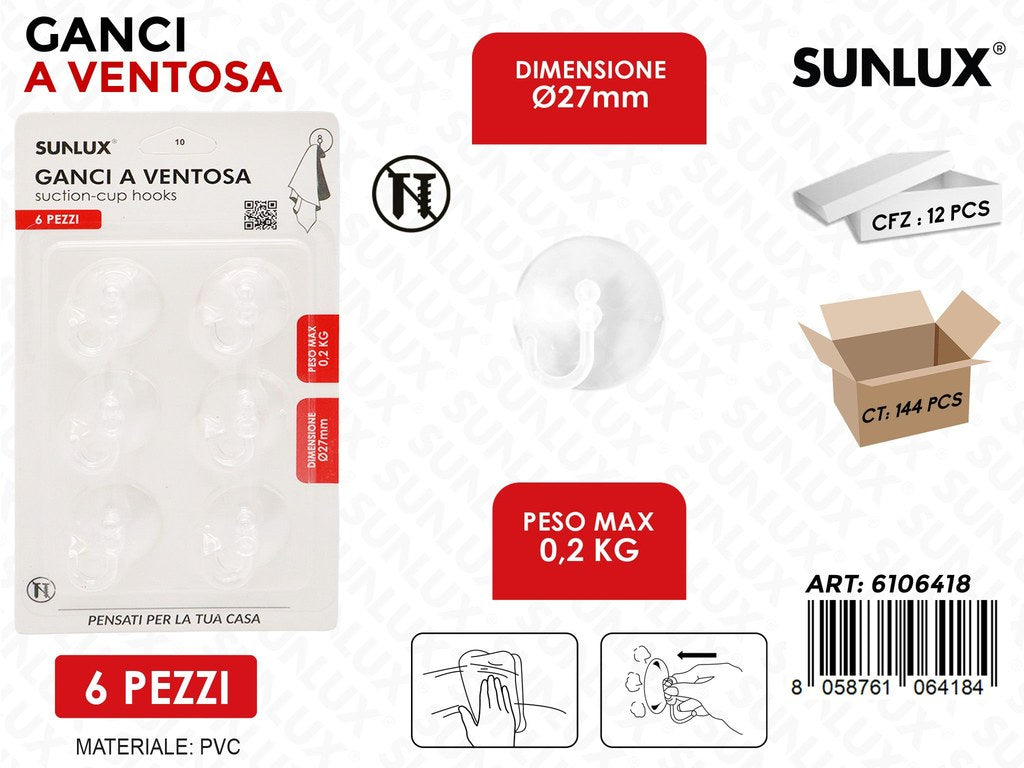 Sunlux Ganci Adv 6PCS Max 0.2KG D.27MM