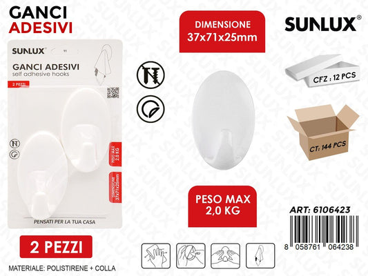 Sunlux Ganci Adv 2PCS MAX2KG 37*71*25MM