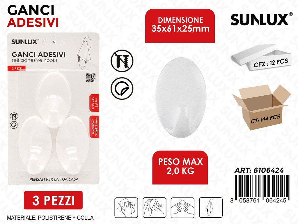 Sunlux Ganci Adv 3PCS Max 2KG 35*61*25MM