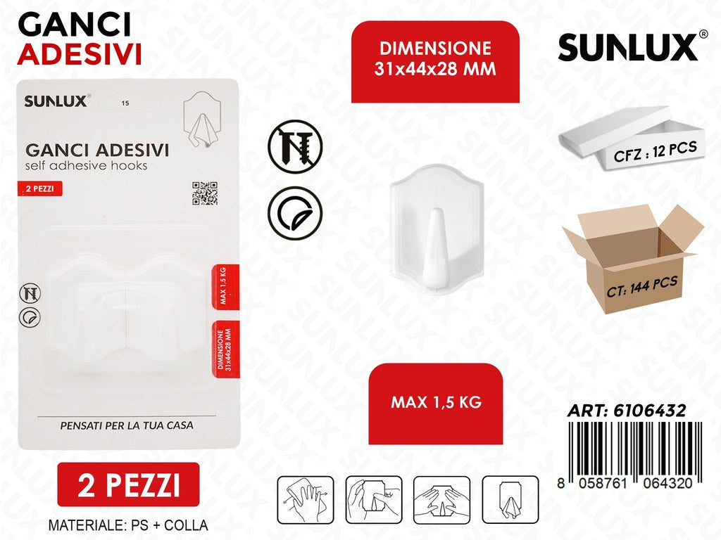 Sunlux Ganci Adv 2PCS Max 1.5KG 31*44*28MM