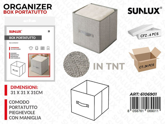 Sunlux Organizer Box Portatutto Tnt 31*31*31CM