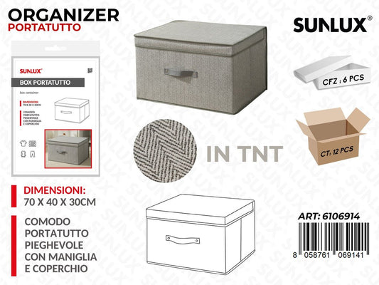 Sunlux Organizer Portatutto Tnt 70*40*30CM
