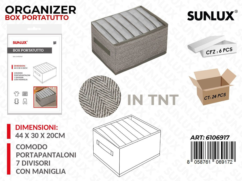 Sunlux Organizer Box Portatutto Tnt 7DIVIS. 44*30*20CM