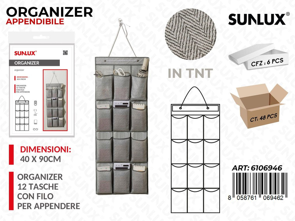 Sunlux Organizer Appendibile Tnt 12TASC. 40*90CM