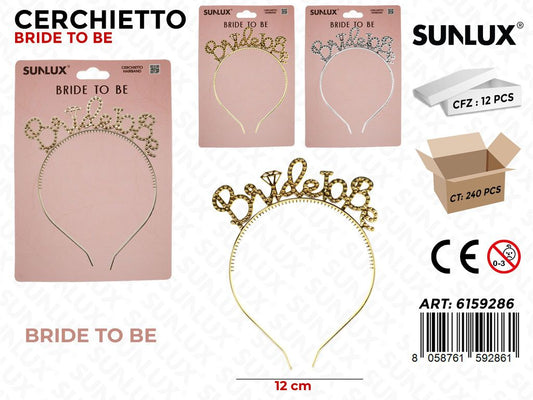CERCHIETTO PARTY BRIDE ASS. 12CM