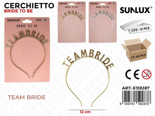 CERCHIETTO PARTY BRIDE ASS. 12CM