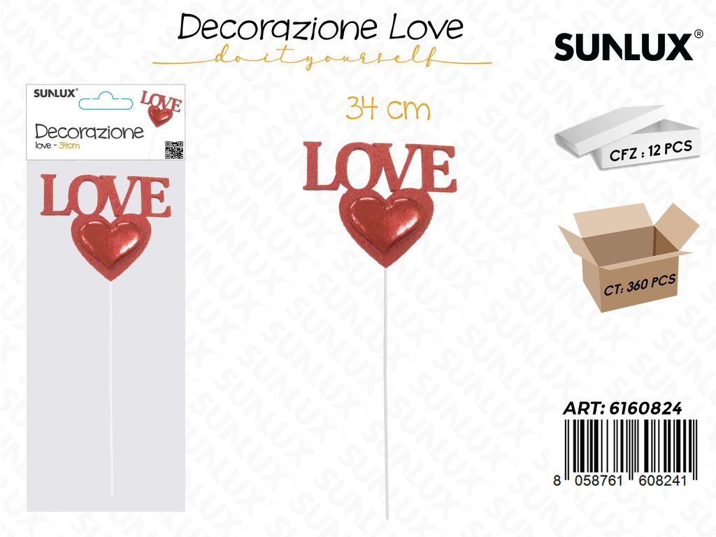 Sunlux Dec. Love 34CM