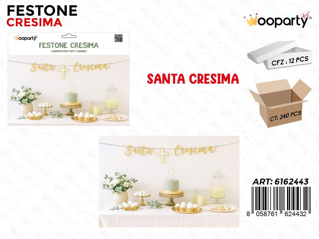 FESTONE SANTA CRESIMA