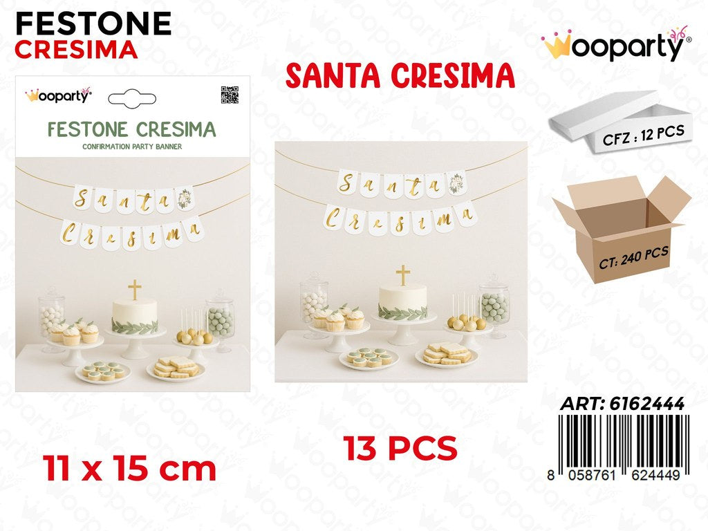 FESTONE CRESIMA 13PCS 11*15CM