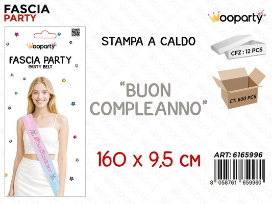 FASCIA BUON COMPL. COL. CALDO 160*9.5CM