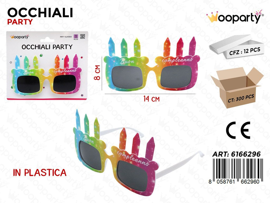 OCCHIALI PARTY 14*8CM