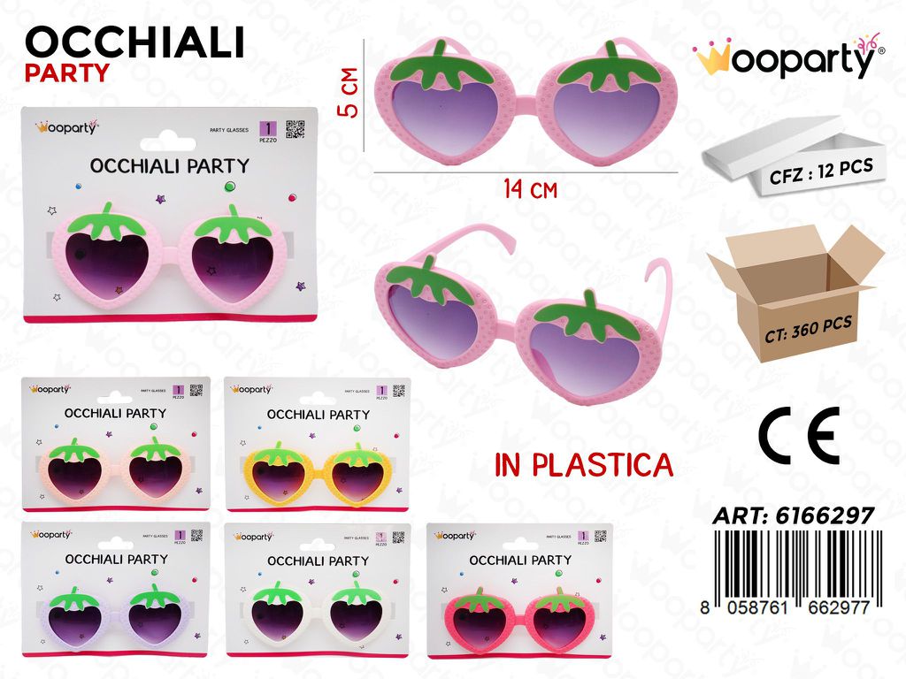 OCCHIALI PARTY ASS. 14*5CM