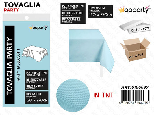TOVAGLIA TNT 50G BLU 120*270CM /PZ DA 12**