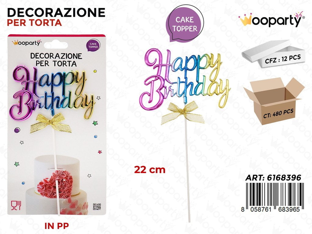 DEC. TORTA H. BIRTHDAY 22CM