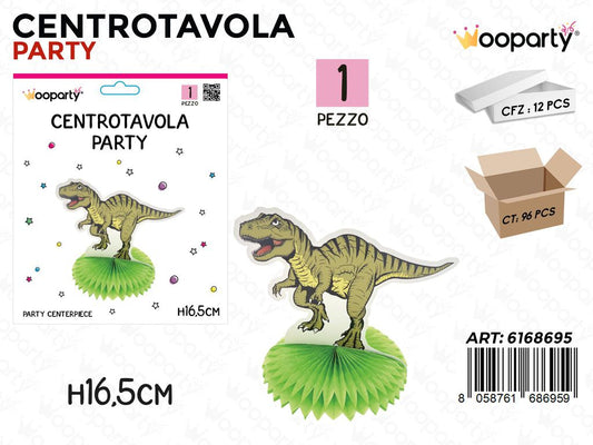 CENTROTAVOLA PARTY 1PCS DINOSAURO H16.5CM