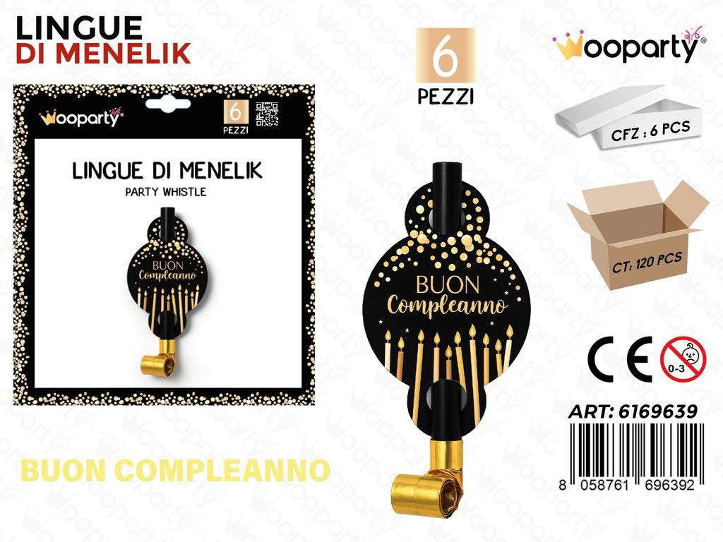 LINGUE DI MENELIK B. COMPL. 6PCS