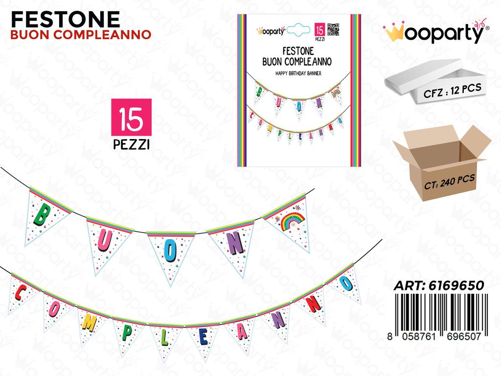 FESTONE B. COMPL. 15PCS
