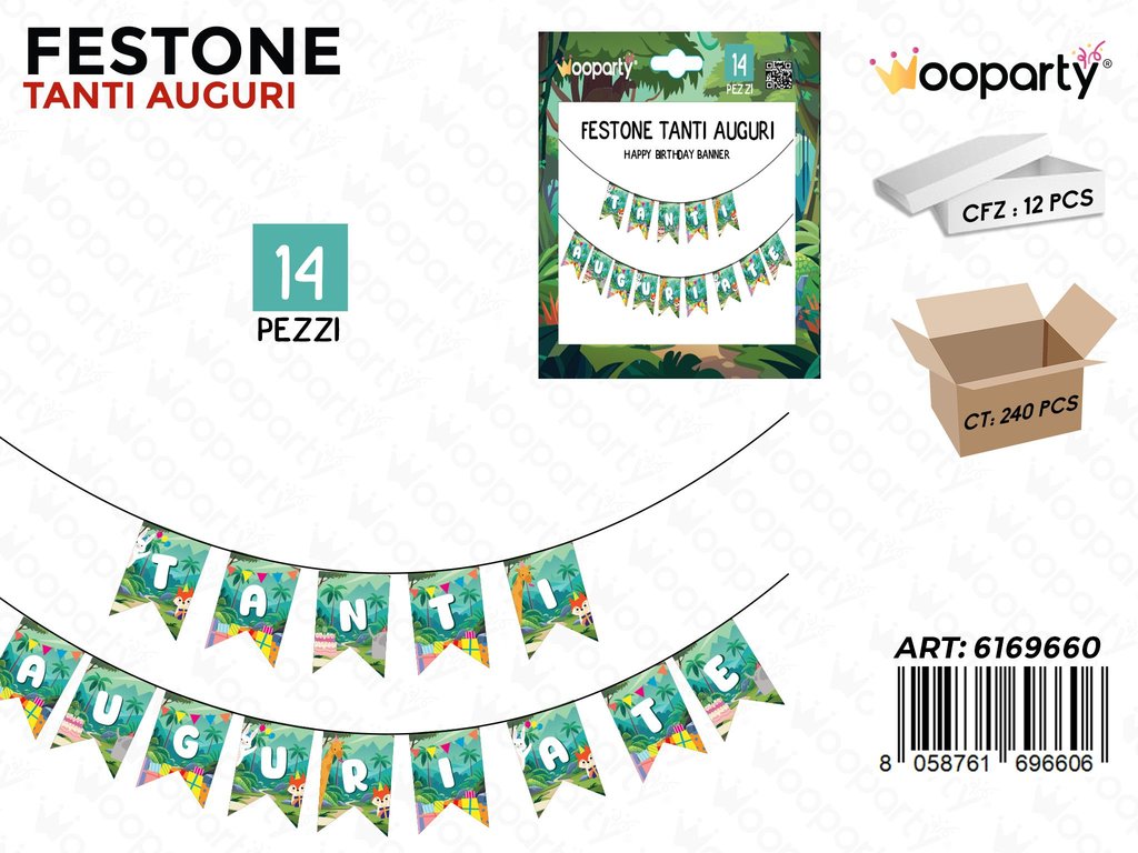 FESTONE AUGURI A TE 14PCS