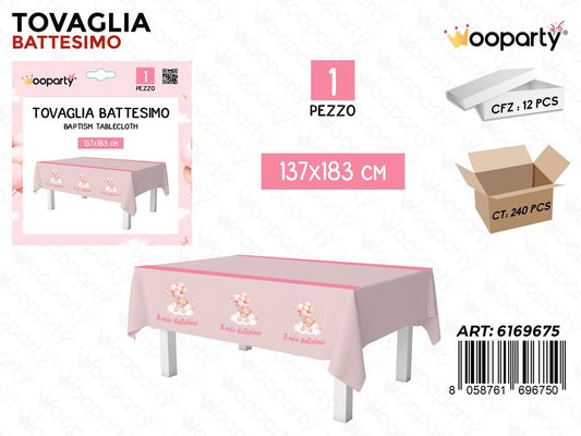 TOVAGLIA BATTESIMO GIRL 137*183CM