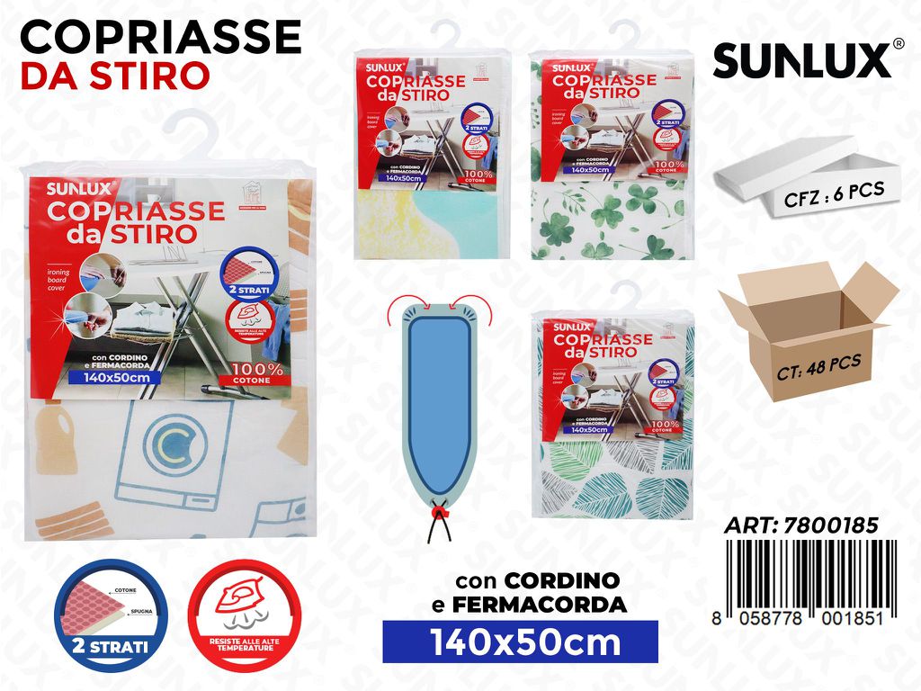 Sunlux Copriasse da Stiro 140*50CM