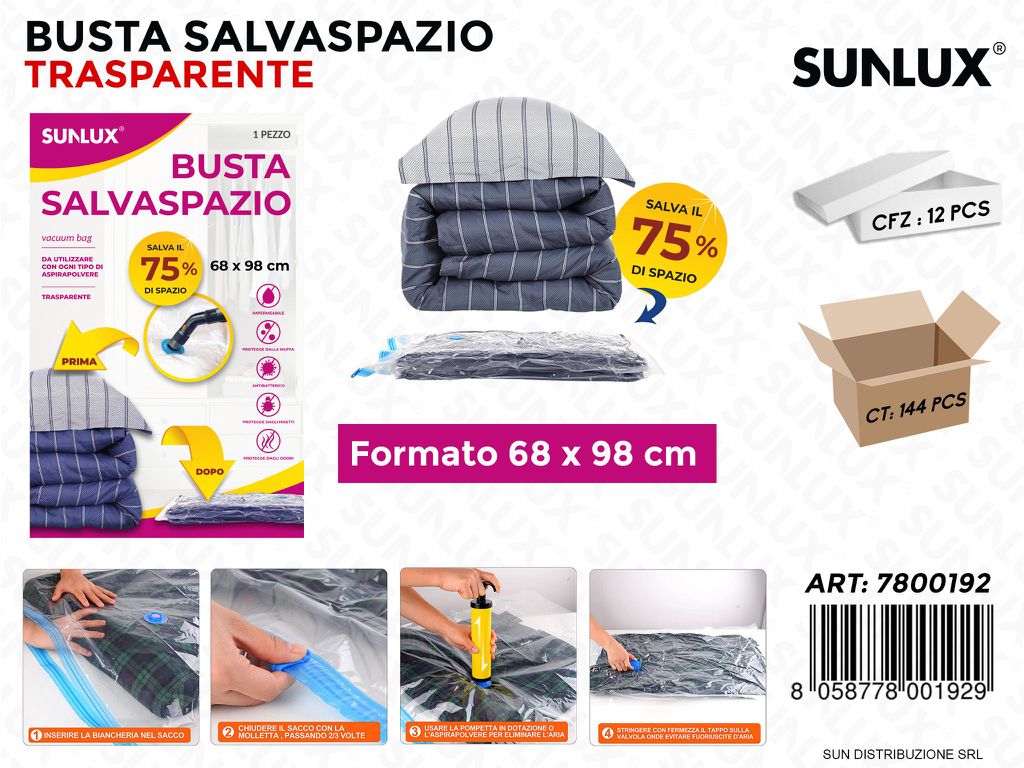 Busta Salva Spazio Trasp. 68*98CM
