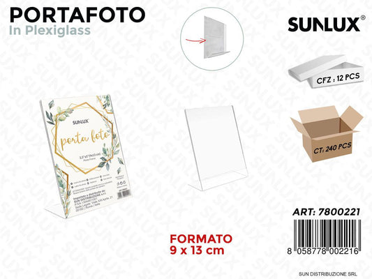 Portafoto in Plexiglass F.to 9*13CM