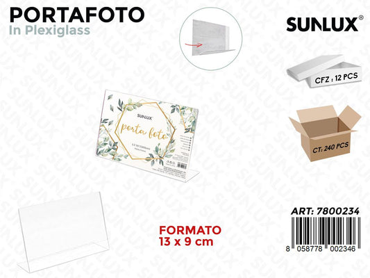 Portafoto in Plexiglass F.to 13*9CM