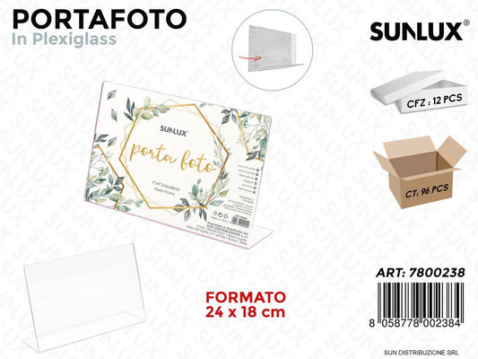Portafoto in Plexiglass F.to 24*18CM