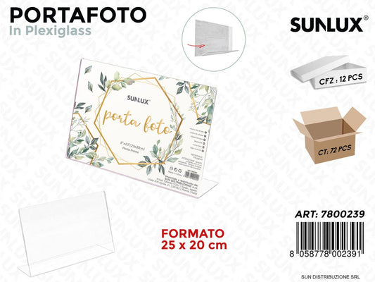 Portafoto in Plexiglass F.to 25*20CM