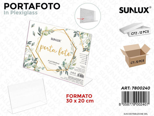 Portafoto in Plexiglass F.to 30*20CM