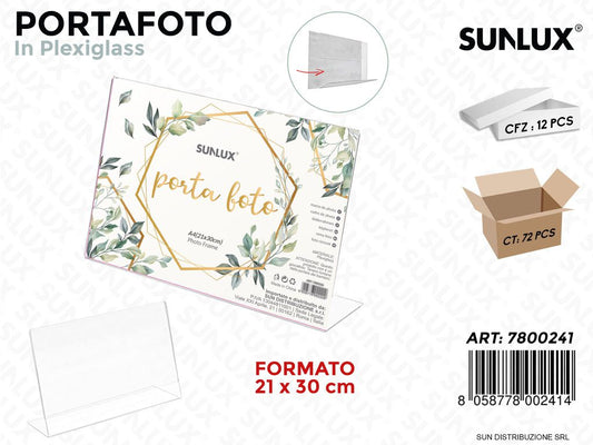 Portafoto in Plexiglass F.to 21*30CM