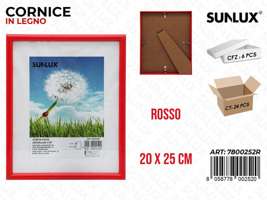 Cornice Portafoto Rosso 20*25CM