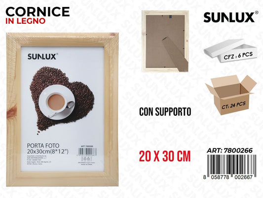 Cornice in Legno c/SUPPORTO20*30CM
