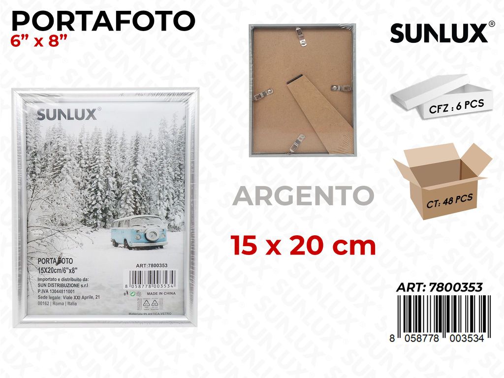 Cornice Portafoto 15*20/6*8 /Pz da 6CFZ