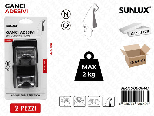 GANCI ADV 2PCS MAX 2KG 4.5CM / PZ DA 12**