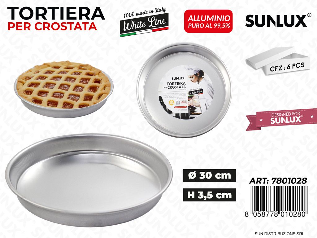 Tortiera per Crostata White Line D.30*3.5CM