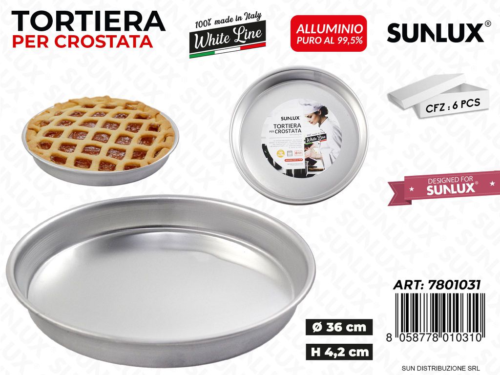Tortiera per Crostata White Line D.36*4.2CM