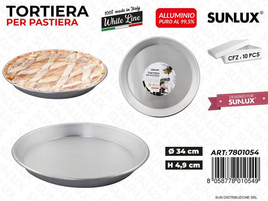 Tortiera per Pastiera White Line D.34*4.9CM