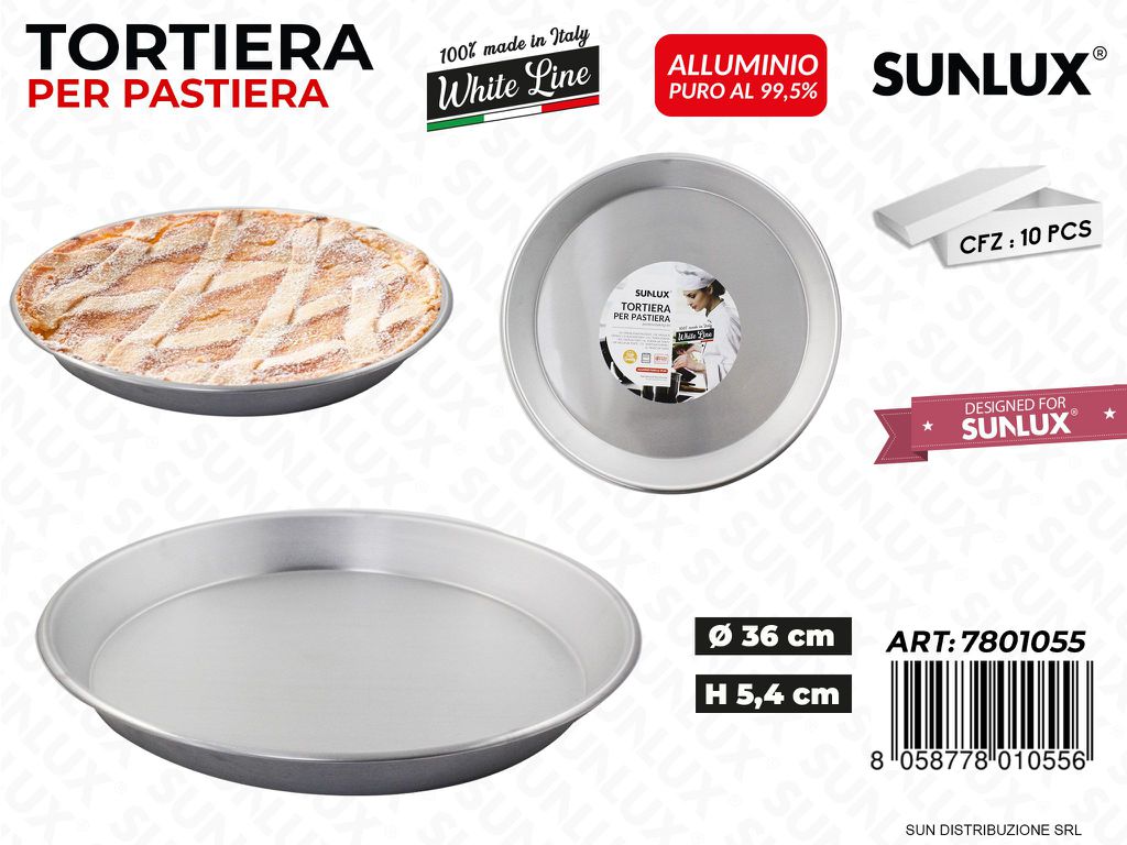 Tortiera per Pastiera White Line D.36*5.4CM