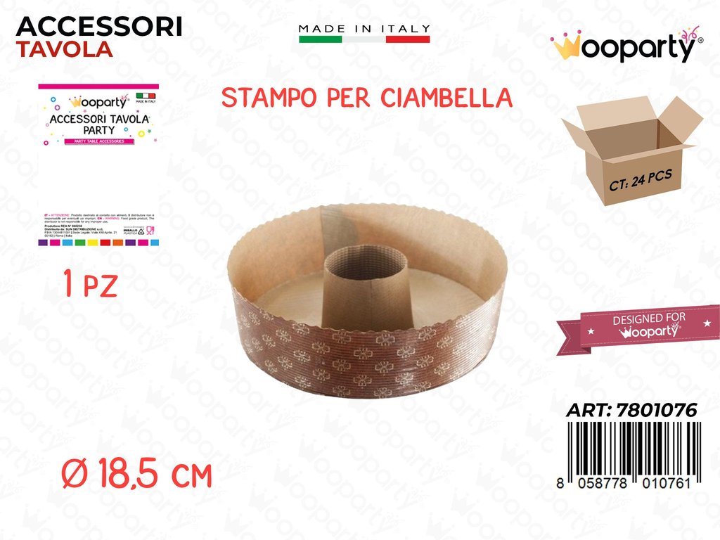 Stampo Ciambella in Carta 18.5CM