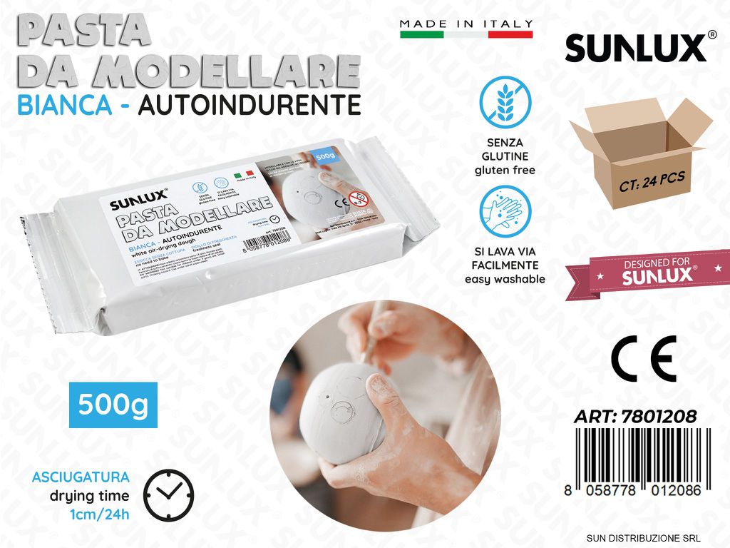 Pasta da Modellare Bianco 500G